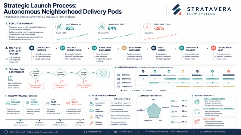 Strategy & Process infographic sample